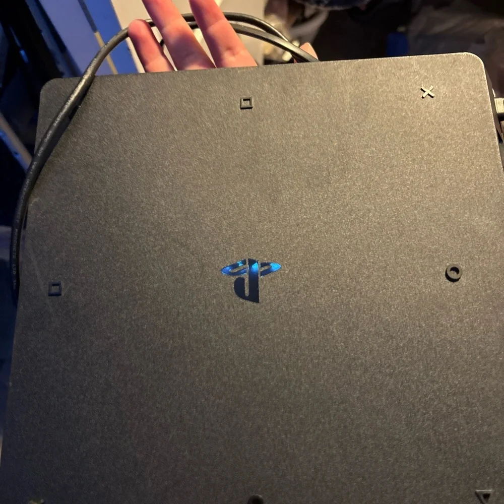 Sony PlayStation 4 Console in Black with Multicolor Logo